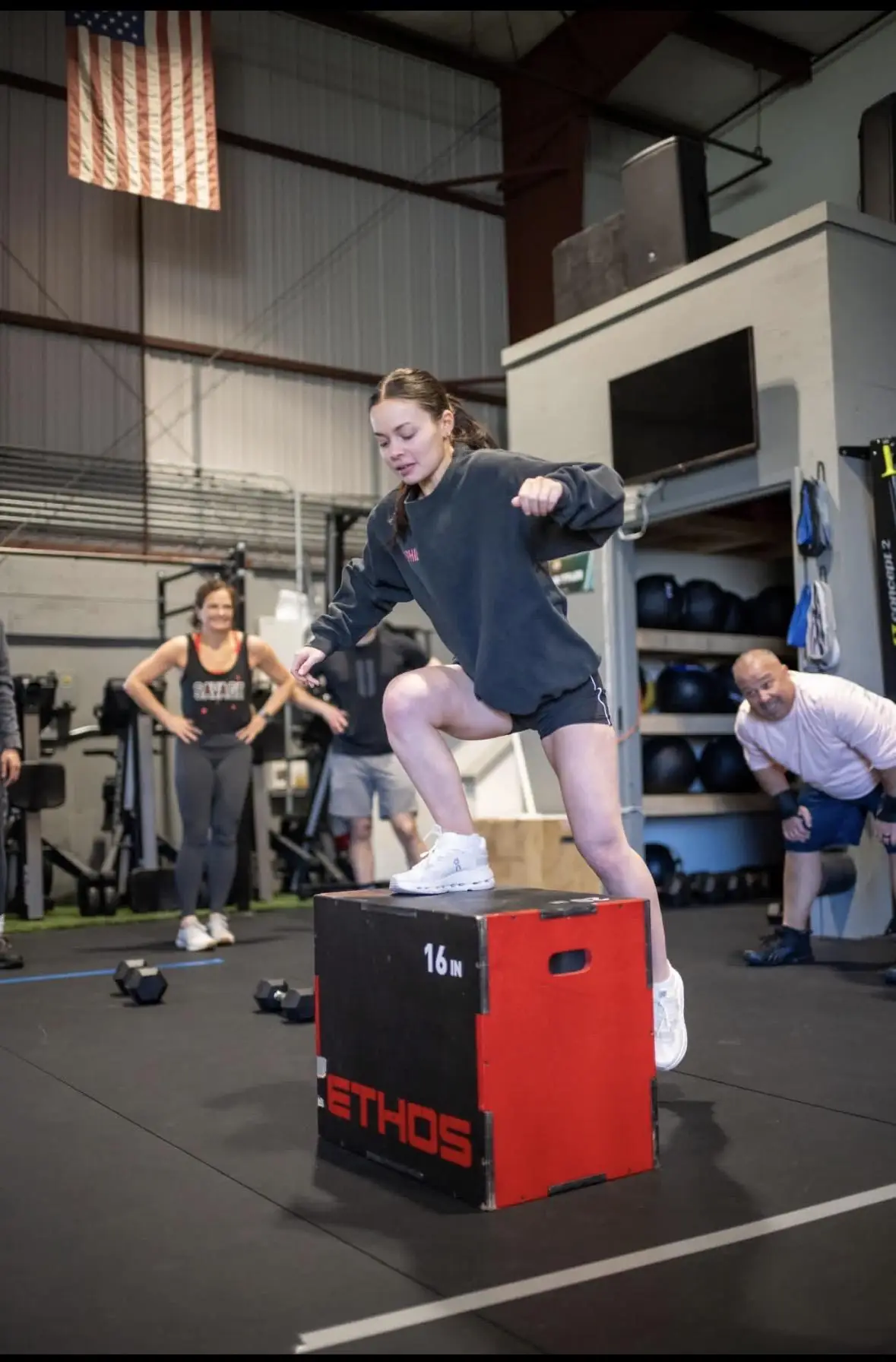Box jumps in class